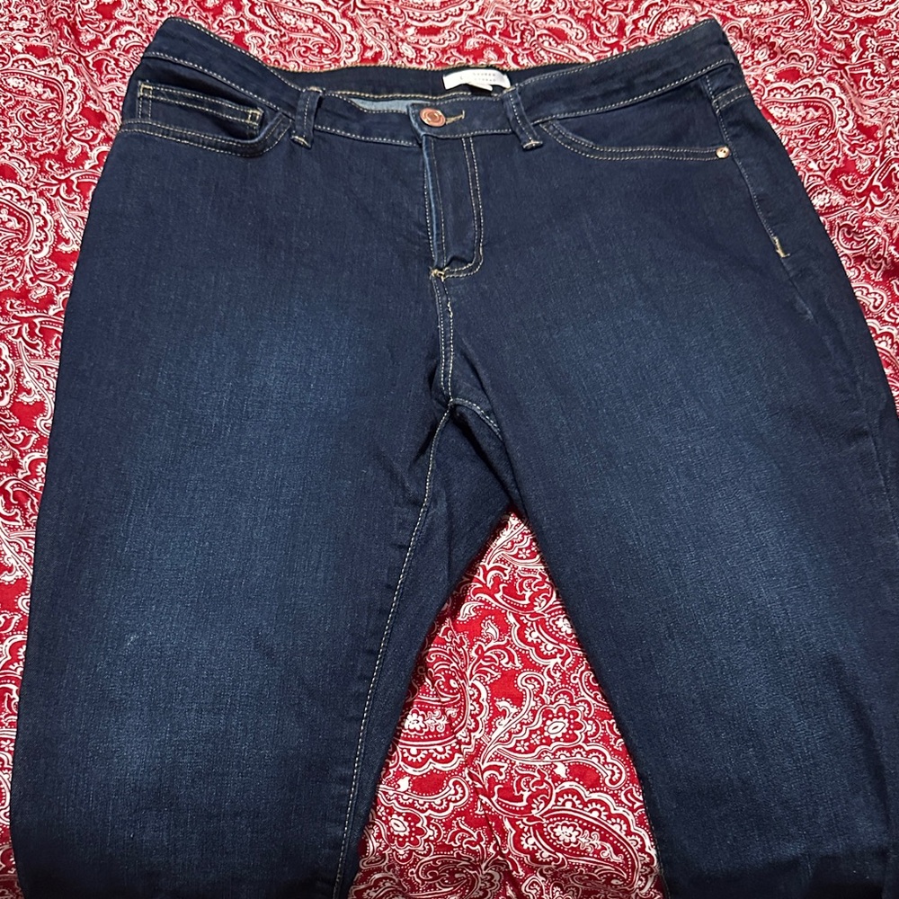LC Lauren Conrad Dark Blue Skinny Jeans
